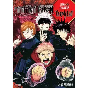 Jujutsu Kaisen: Livro de Colorir (Vermelho)